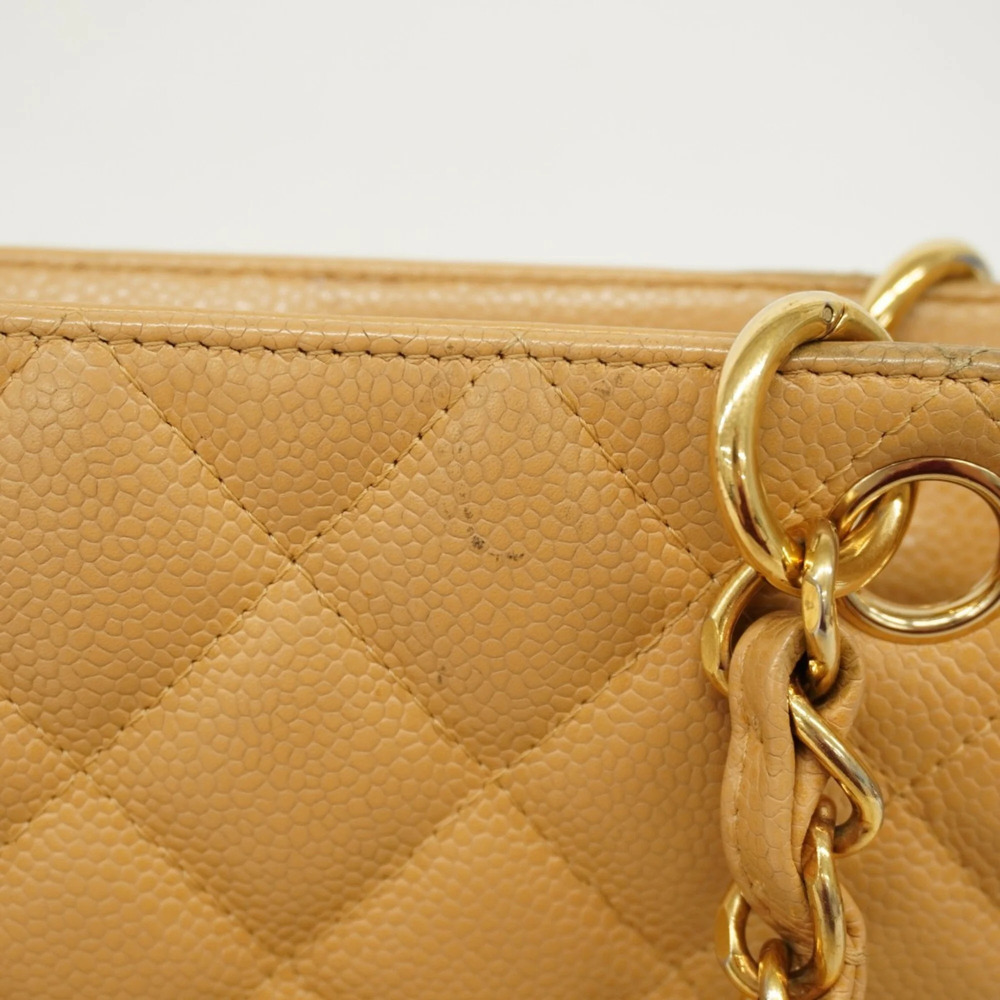 CHANEL Cream Caviar Leather Tote Bag - Picture 9 of 11